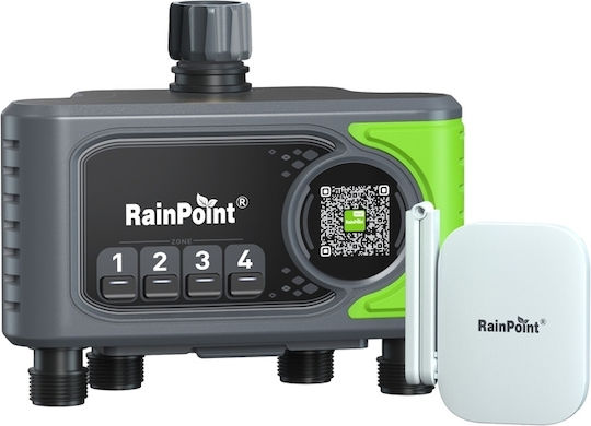 RainPoint Програмист на поливане за мивка на батерия с 1 звуков компонент и Wi-Fi