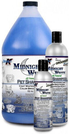 Midnight White 3.8л Double K Шампоан за Кучета за Бяла Коса