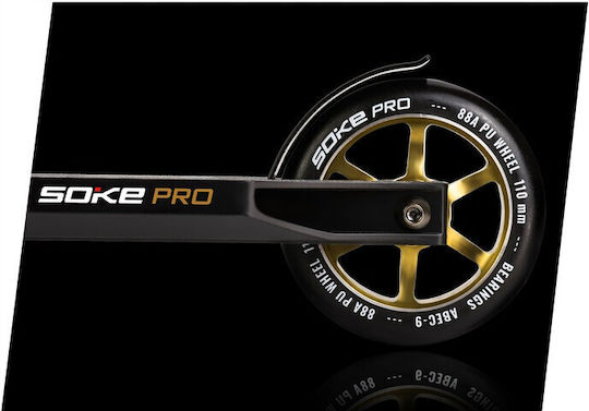 Soke Kinderroller Klappbar Pro 2-Rad Schwarz