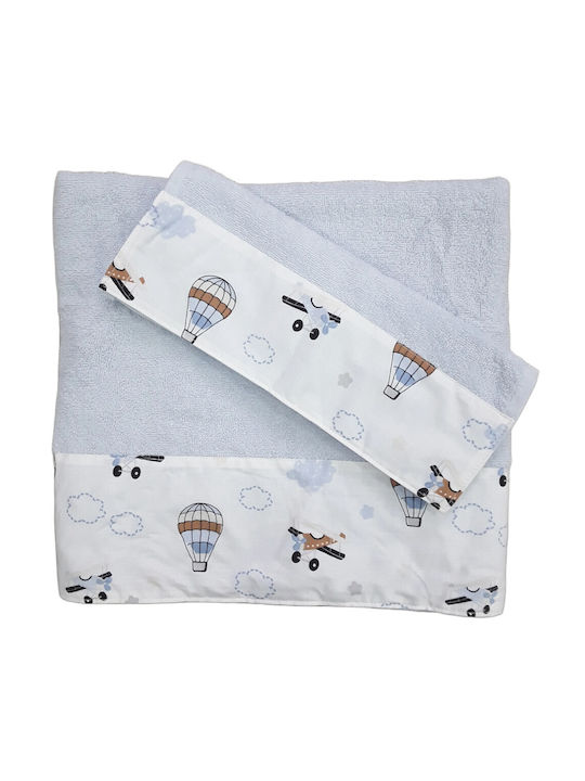 Beboulino Set de prosoape pentru copii 2pcs Albastre