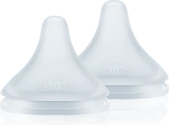 Nuk Perfect Match Silicone Baby Bottle Teats High Flow for 6+ months 2pcs