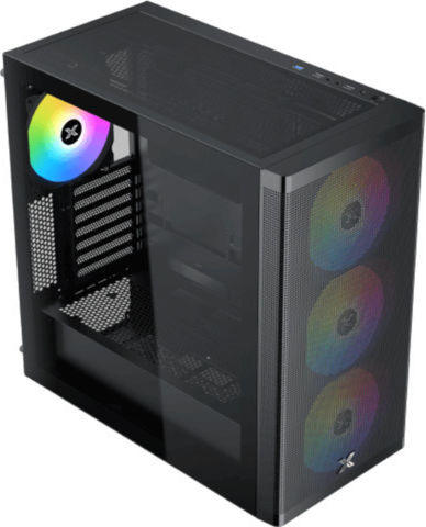 Xigmatek Osiris Gaming Midi-Turm Computergehäuse mit Seitenfenster Schwarz