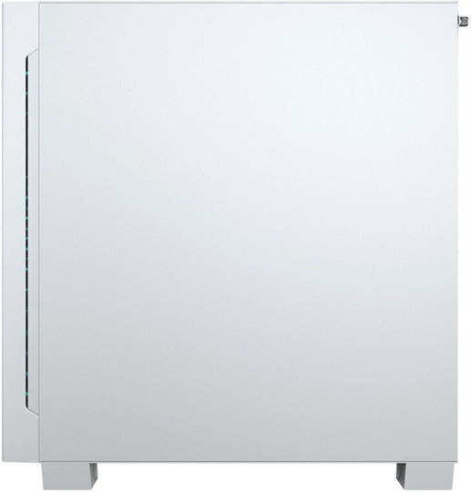 Cougar Airface Eco RGB Gaming Midi Tower Κουτί Υπολογιστή με Πλαϊνό Παράθυρο Λευκό