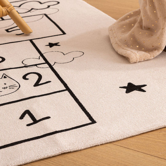 Hopscotch Activity Mat Ecru 80x150cm
