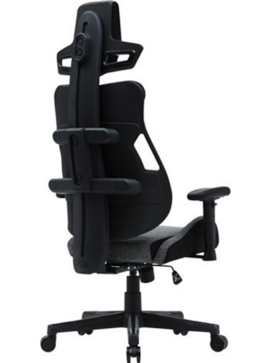 Canyon Morphos Fabric Gaming Chair with Adjustable Arms Gray