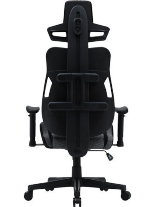 Canyon Morphos Fabric Gaming Chair with Adjustable Arms Gray