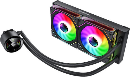 GameMax IceBurg 240 Digital Υδρόψυξη AIO CPU με 2 Ανεμιστήρες 120mm και ARGB Φωτισμό