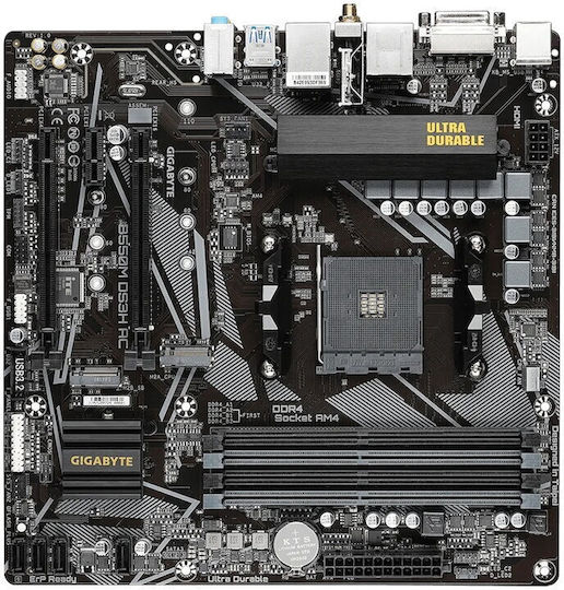 Gigabyte B550M DS3H AC R2 Wi-Fi Motherboard Micro ATX με AMD AM4 Socket