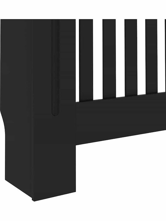 Vidaxl Capac Caldare 2 Buc Negru 112 X 19 X 81.5 Cm