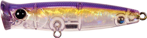 Künstlicher Fishus Lurenzo Ubuntu Popper 9,5cm Fs Flashy Shad