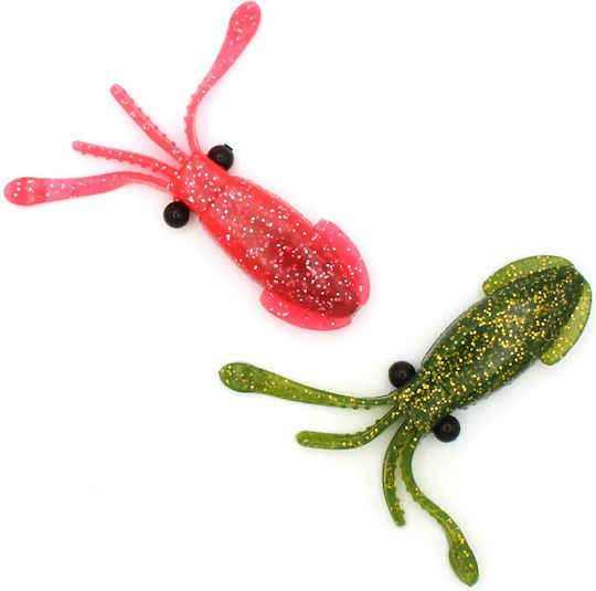 Siliconat Nikko Dappy Firefly Squid 7.6cm Natural
