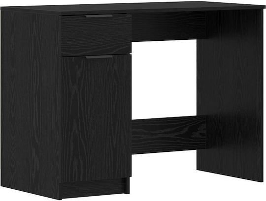 Desk Wooden Black Oak 133x50x75cm