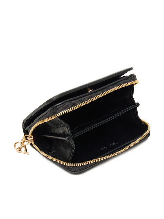 Small Leather Women's Wallet Classic Black