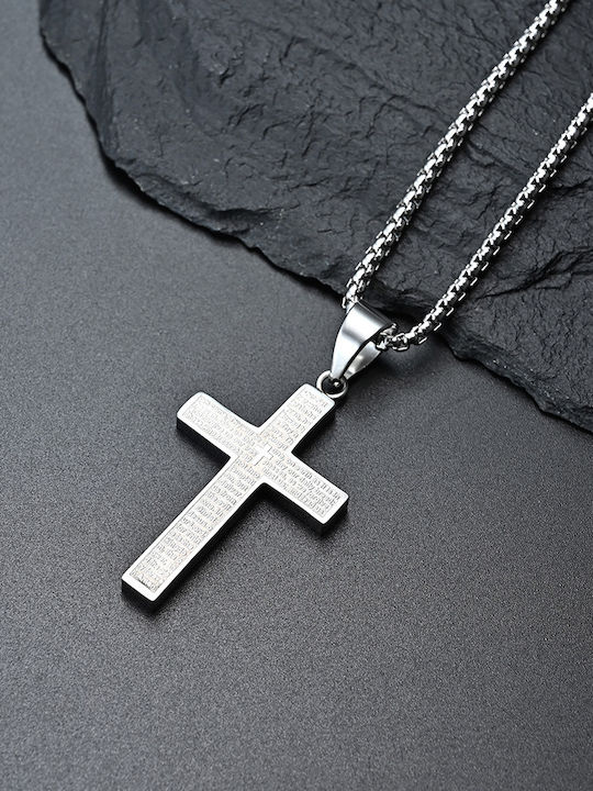 Legend Accessories Cross from Steel with Chain