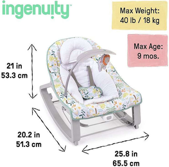 Ingenuity Ηλεκτρικό Relax Μωρού Κούνια Keep Cozy με Δόνηση Madi για Παιδί έως 18kg