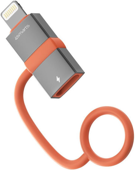4Smarts Μετατροπέας USB-C male σε Lightning female Γκρι 2τμχ