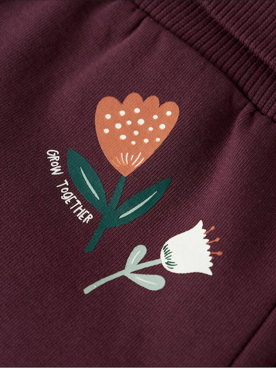 Pantaloni De Trening Pentru Copii Burgundy