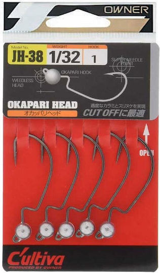Fishing Hooks Owner Cultiva Jh-38 5149 No4 1/32 Oz – 0.9 Gr