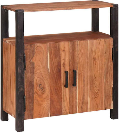 Μπουφές από Μασίφ Ξύλο Καφέ 70x30x75cm