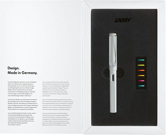 Lamy Safari Set Writing Pen Medium made of Plastic with Blue Ink