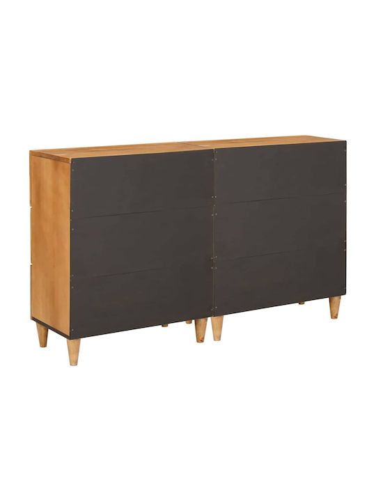 Συρταριέρα Κρεβατοκάμαρας mit 6 Schubladen Coffee 60x33x75cm