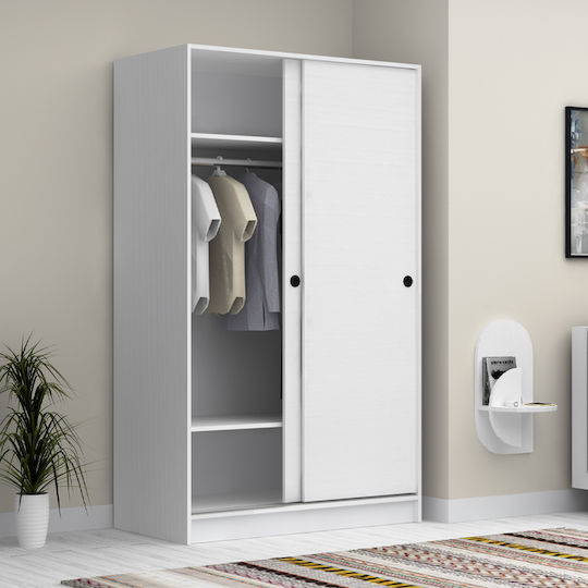 Double Door Sliding Regio 120x60x200cm White Double Door Sliding Regio 120x60x200cm White