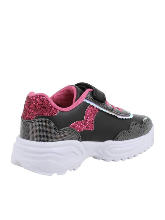 Kids Sneakers with Scratch Black
