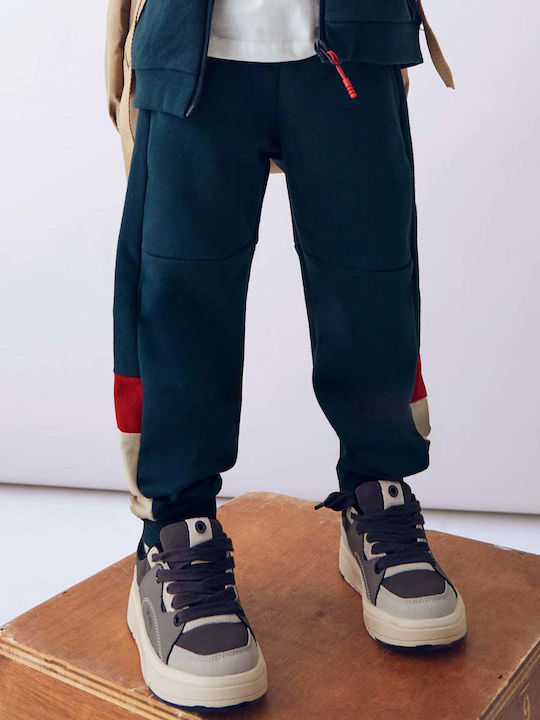 Kids Sweatpants Set With Jacket With Top Blue 3 Pieces Non Stop