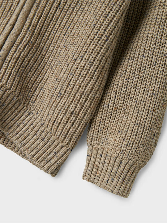 Kids Cardigan Knitted Beige