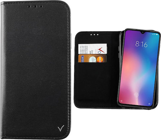 Volte-Tel Pocket Magnet Book Δερματίνης Μαύρο (Xiaomi Mi 9)