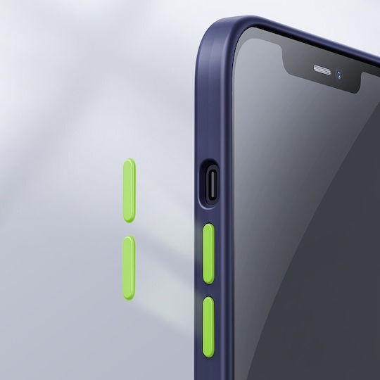 Joyroom Color Back Cover Πλαστικό 1.3mm Μπλε (iPhone 12 mini)