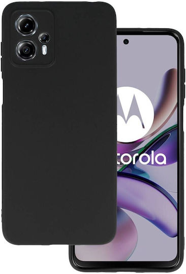 Matt Задна корица Силикон Черен (Moto G13)