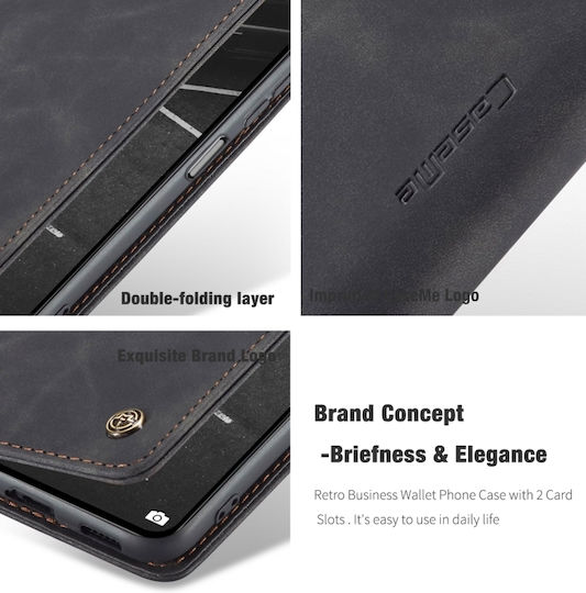 Caseme Wallet Synthetic Leather Black (Xiaomi Mi 11 Lite / 11 Lite 5G / 11 Lite 5G NE)