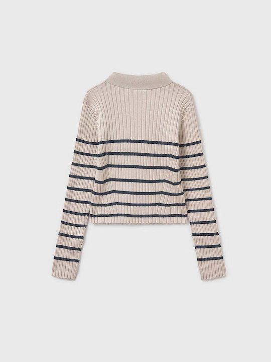 Kids' Shirt Long Sleeve Beige