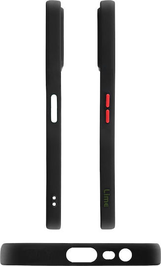 Lime Hardshell Camera Guard Back Cover Πλαστικό / Σιλικόνης Red with Black Keys (Realme C31)