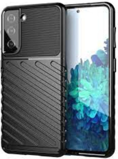 Powertech Задна корица Силикон Черен (Galaxy S22+ 5G)