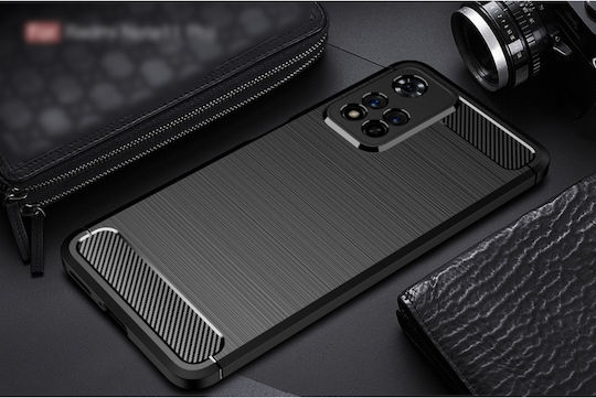 Back Cover Σιλικόνης Μαύρο (Redmi Note 11 Pro Plus)