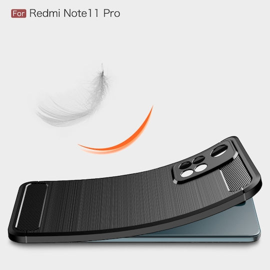 Back Cover Σιλικόνης Μαύρο (Redmi Note 11 Pro Plus)
