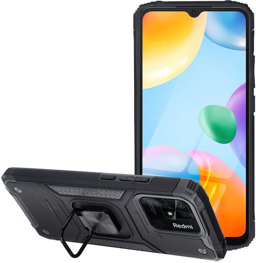 Forcell Nitro Back Cover Πλαστικό Μαύρο (Redmi 10C)