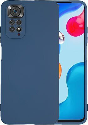 Forcell Soft Umschlag Rückseite Silikon Dark Blue (Redmi Note 11 Pro)