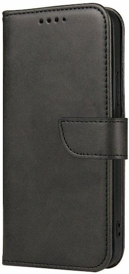 Magnet Elegant Wallet Piele artificială Negru (Realme GT 5G)