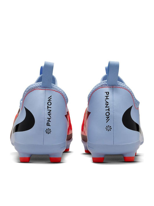 Phantom 6 Kids Molded Soccer Shoes Light Blue
