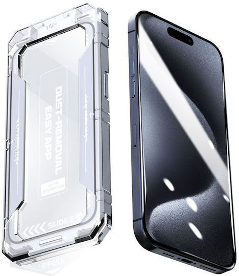Mobile Origin Закалено стъкло Черен (iPhone 17 / 17 Pro / 16 Pro)