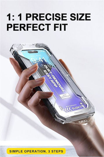 Mobile Origin Закалено стъкло Черен (iPhone 17 / 17 Pro / 16 Pro)