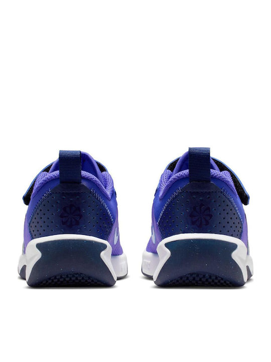 Omni Multi-court Kids Sports Shoes Tennis with Hoop & Loop Closure Purple