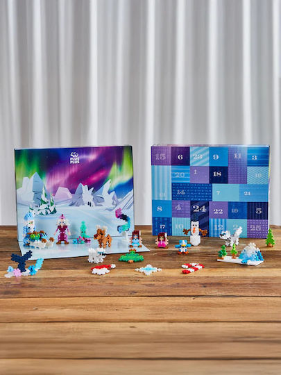 Plus Plus Plus-plus Construction Set Advent Calendar Santa Claus Northern Lights