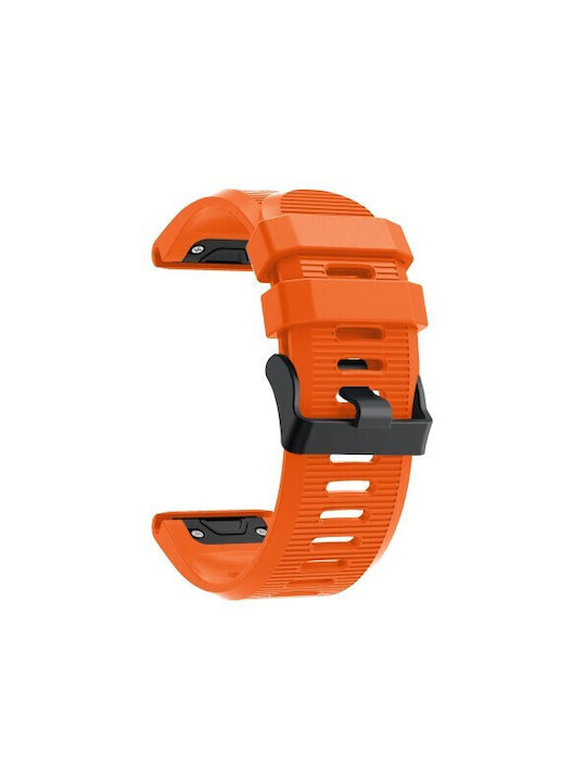 QuickFit Stripes Strap Silicone Orange (Fenix 3 / 5X / 5X Plus / 6X / 6X Pro / 7X / 7X Pro / 8 (51mm))
