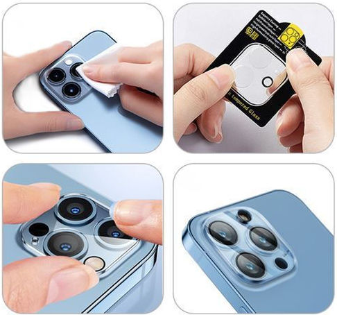 Mobile Origin Camera Protection Tempered Glass Transparent for the Apple iPhone 14 Pro, iPhone 14 Pro Max