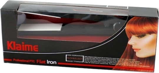 Klaime Placă de Îndreptat Părul Led Cu Strat Nano Titan