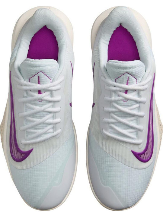 Precision 7 Ниски Баскетболни обувки White / Light Orewood Brown / Phantom / Vivid Purple